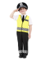 British Police Costume - Kids Yellow Vest British Police Uniform Cosplay