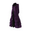 Women Victorian Age Dress Costume - Purple Bow Pleated Dress Victorian Cosplay