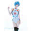 Neon Genesis Evangelion Ayanami Rei Bikini Swimsuit Costume - White Swimsuit Ayanami Rei Cosplay