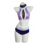 Naruto Shippuden Hinata Hyuga Two Piece Bikini Swimsuit Costume - Two Piece Swimsuit Hinata Hyuga Cosplay