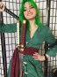 Women's One Piece Zoro Costume - Green Skirt Female Zoro Cosplay