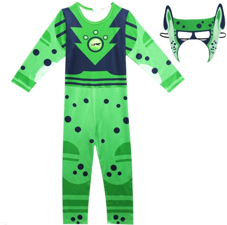Wild Kratts Green Cheetah Boys Costume