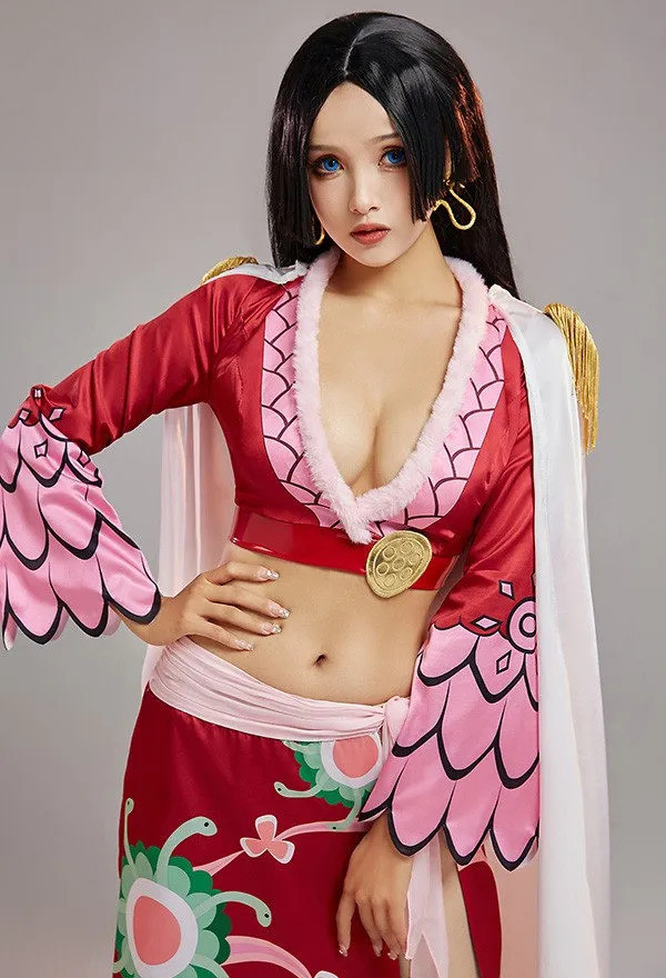 One Piece Boa Hancock Costume - Red Boa Hancock Cosplay