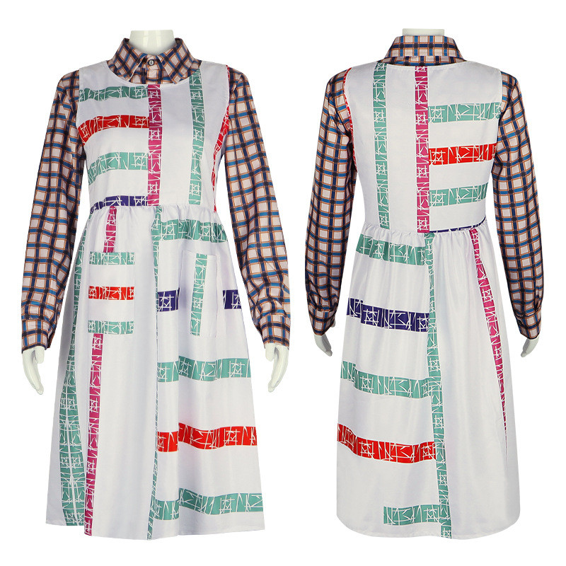 Stranger Things 4 Eleven Shirt And Dress Cosplay Costume