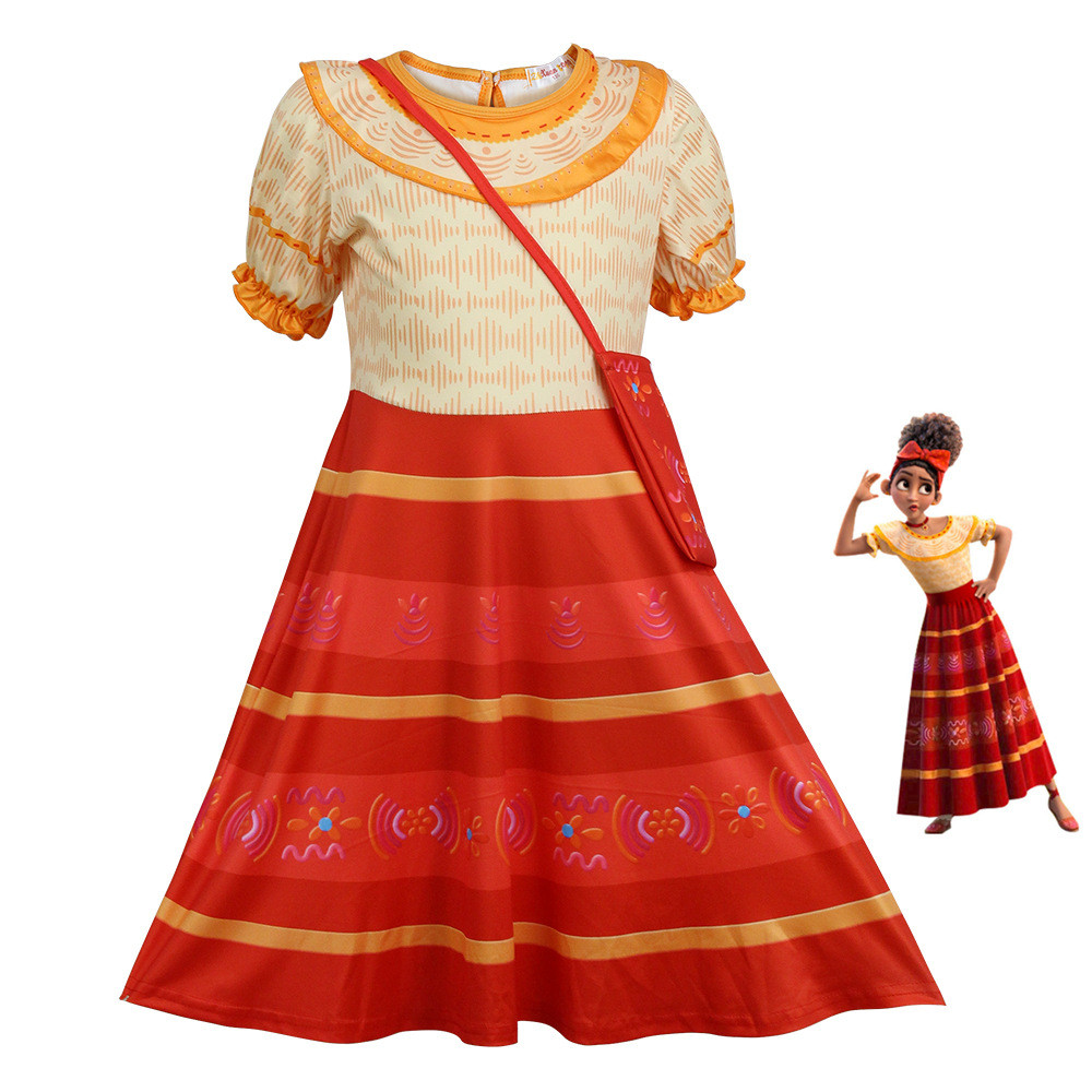 Encanto Dolores Madrigal Dress Adult Cosplay Costume