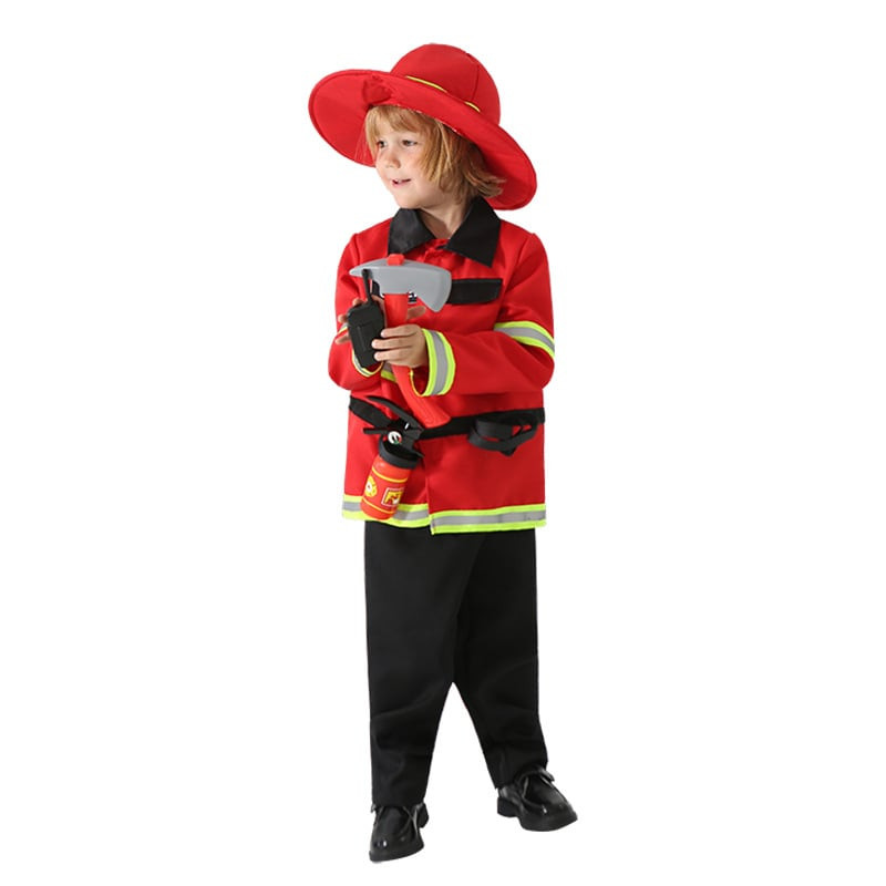 Boys Fire Chief Costume - Full Set Fire Chief Cosplay