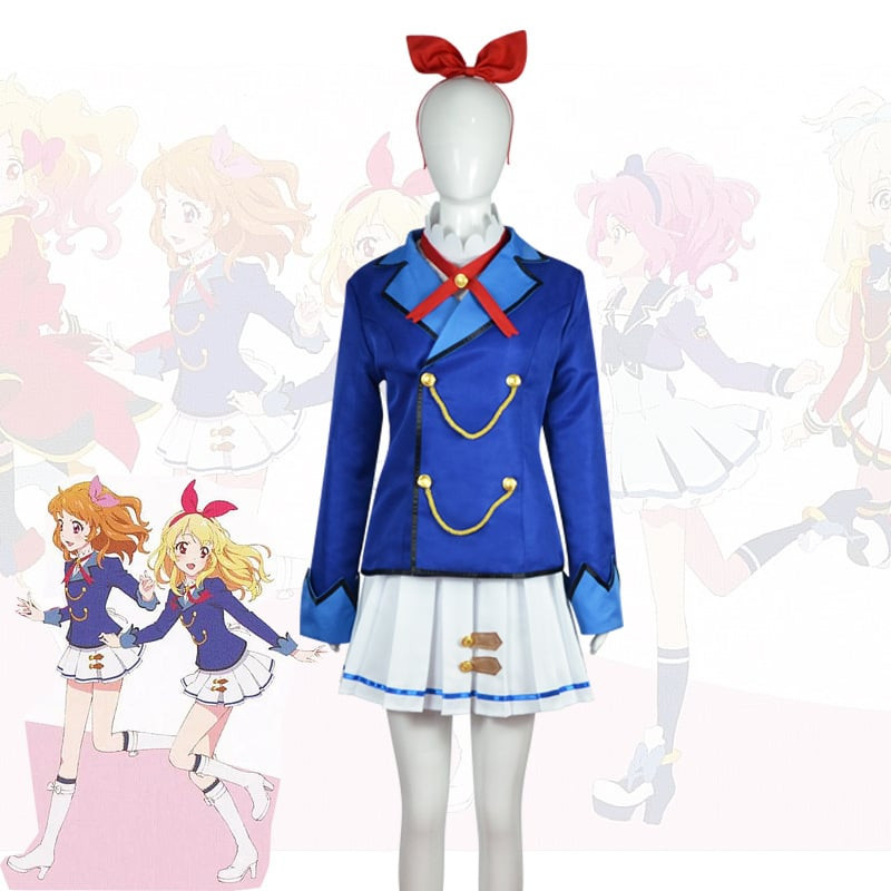 Aikatsu Ichigo Hoshimiya Costume - School Uniform Ichigo Hoshimiya Cosplay