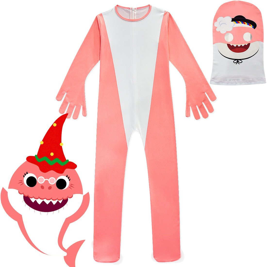 Kids Grandma Shark Costume