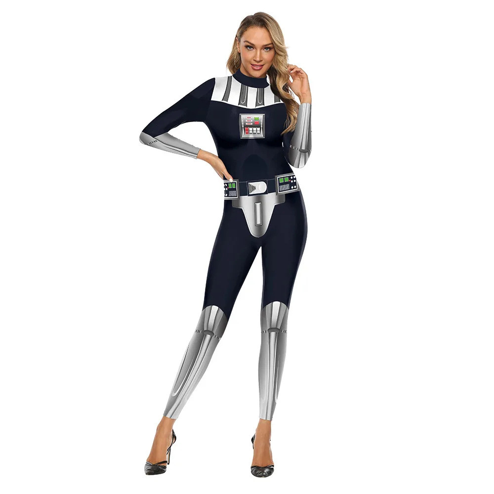 Women Darth Vader Costume - Bodysuit Darth Vader Cosplay