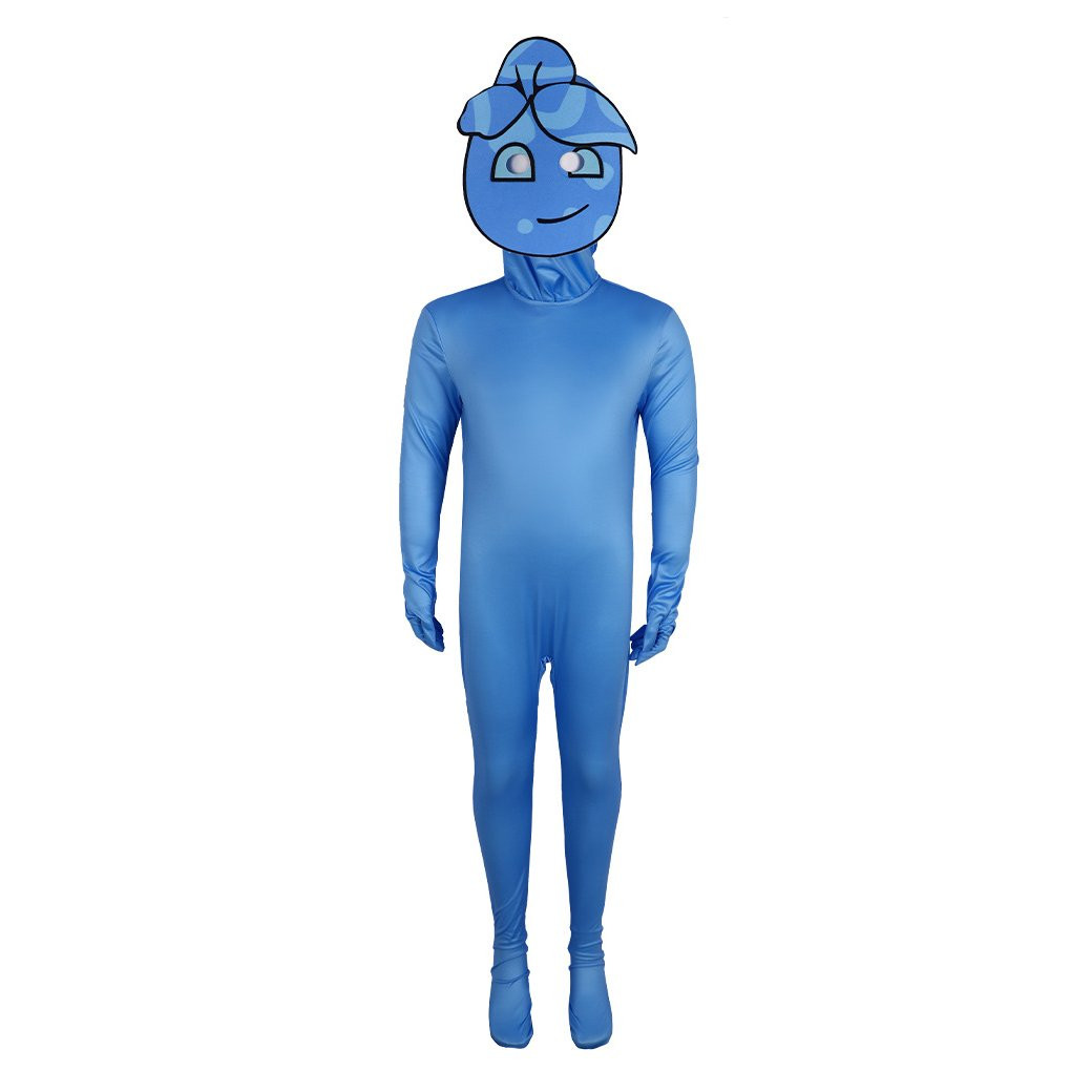 Super Coolmath Bros Watergirl Costume - Bodysuit Mask Watergirl Cosplay
