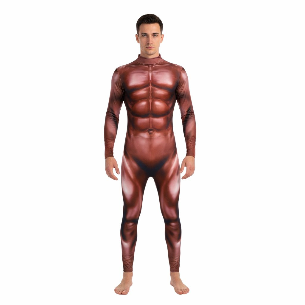Male Muscle Suit Costume - Bodysuit Muscle Cosplay
