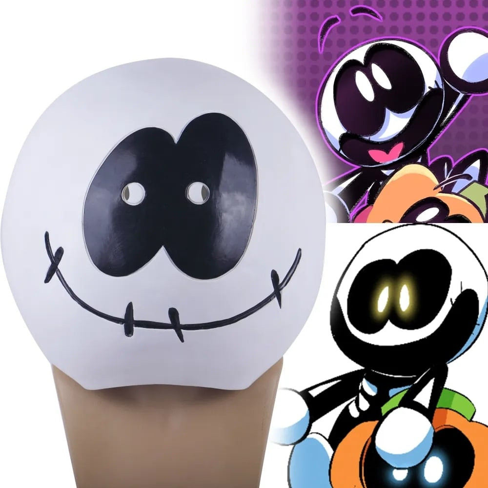 Friday Night Funkin Skid Mask - Skid Cosplay Costume Mask