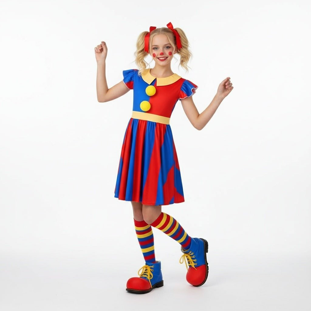 The Amazing Digital Circus Pomni Costume - Dress Pomni Cosplay