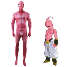 Dragon Ball Z Kid Buu Costume - Bodysuit Mask Set Kid Buu Cosplay