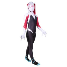 Spider Man Across The Spider Verse Spider Gwen Costume - Deluxe Spider Gwen Cosplay