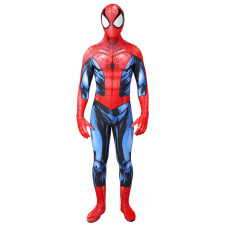 Ultimate Spider-Man Costume - Comic Pattern Bigger Eyes Bodysuit Mask Spider Man Cosplay