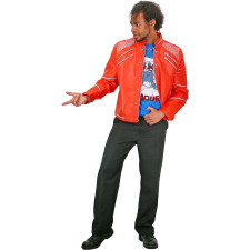 Michael Jackson Beat It Costume - Red Leather Jacket Beat It Jacket Michael Jackson Cosplay
