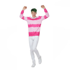 KPop Demon Hunters Saja Boys Baby Costume - Striped Pink Collar Sweater Saja Boys Baby Cosplay