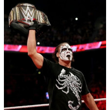 WWE Sting Costume - Black Shirt White Scorpion Black Tee Sting Cosplay