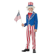 Kids Uncle Sam Costume - Flag Suit Set Uncle Sam Cosplay
