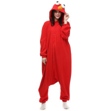 Sesame Street Elmo Costume - Onesie Jumpsuit Elmo Cosplay