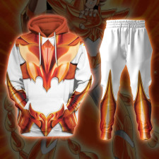 Saint Seiya Knights Of The Zodiac Phoenix Ikki Costume - Hoodie Sweatpants Phoenix Cloth Phoenix Ikki Cosplay