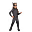 Catwoman Costume - Girls Black Deluxe Body Suit Catwoman Cosplay