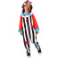 Kids Clown Costume - Stripes Jumpsuit Clown Cosplay