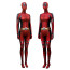 Deadpool and Wolverine Lady Deadpool Costume - Red Black Bodysuit Mask Ladypool Cosplay