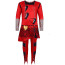 Girls Descendants 4: The Rise of Red Princess Red of Hearts Costume - Red Bodysuit Princess Red of Hearts Cosplay
