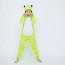Kids Neon Green Frog Costume - Onesie Jumpsuit Neon Green Frog Cosplay