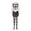 Joker Folie a Deux Harley Quinn Costume - Checkered Black and White Coat Shirt Set Harley Quinn Cosplay