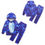 Kids Gorilla Tag Monke Costume - Blue Hoodie Pants Mask Set Monke Cosplay