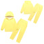 Kids Sprunki Yellow Simon Costume - Hoodie Pants Mask Set Yellow Sprunki Cosplay