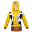 Boys Toy Story Woody Costume - Hoodie Pants Mask Shawl Set Woody Cosplay