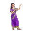 Girls Indian Sari Costume - Purple Dress Sari Cosplay