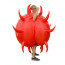 Flaming Heart on Fire Inflatable Costume