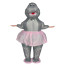 Ballerina Hippopotamus Inflatable Costume - Ballerina Hippo Cosplay