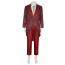 The Mask Jim Carrey Costume - Red Tailcoat Suit Jim Carrey Cosplay