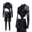K-Pop Demon Hunters Zoe Costume - Black Leather Battle Outfit Bodysuit Kpop Zoe Cosplay
