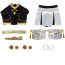 Girls KPop Demon Hunters Zoey Stage Costume - Sparkling Black & White Shirt Skirt Full Set Kpop Zoey Cosplay