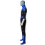 Green Lantern Blue Lantern Saint Walker Costume - Blue Black Muscle Pattern Bodysuit Blue Lantern Cosplay