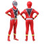 Dino Fury Rangers T-Rex Fury Red Ranger Costume - Bodysuit Mask Red Dino Fury Ranger Cosplay
