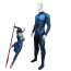 Fate Unlimited Codes Cu Chulainn Lancer Servant Costume - Blue Bodysuit Lancer Servant Cosplay
