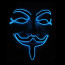 V for Vendetta LED Costume Cosplay Party Mask