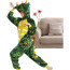 Kids Green Triceratops Costume - Onesie Jumpsuit Green Triceratops Cosplay