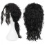 Michael Jackson Wig - Long Black Curly Ponytail Wig Michael Jackson Cosplay Costume