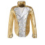 Michael Jackson Costume - Gold History Jacket with Pants World Tour Michael Jackson Cosplay