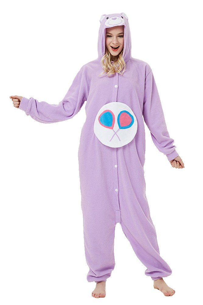 Care Bear Share Bear Costume - Onesie Jumpsuit Share Bear Cosplay