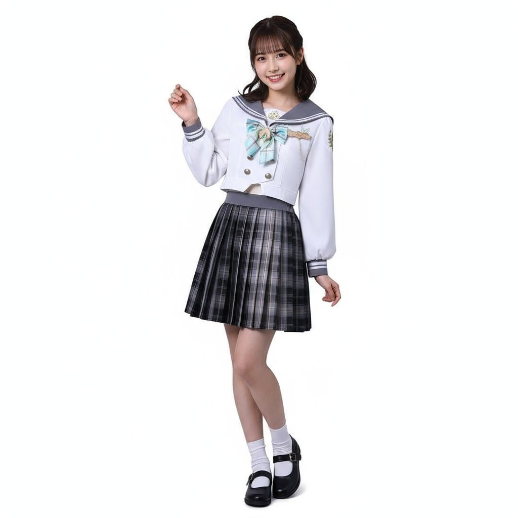 Honkai Star Rail Firefly Costume - White Shirt Skirt Set Firefly Cosplay